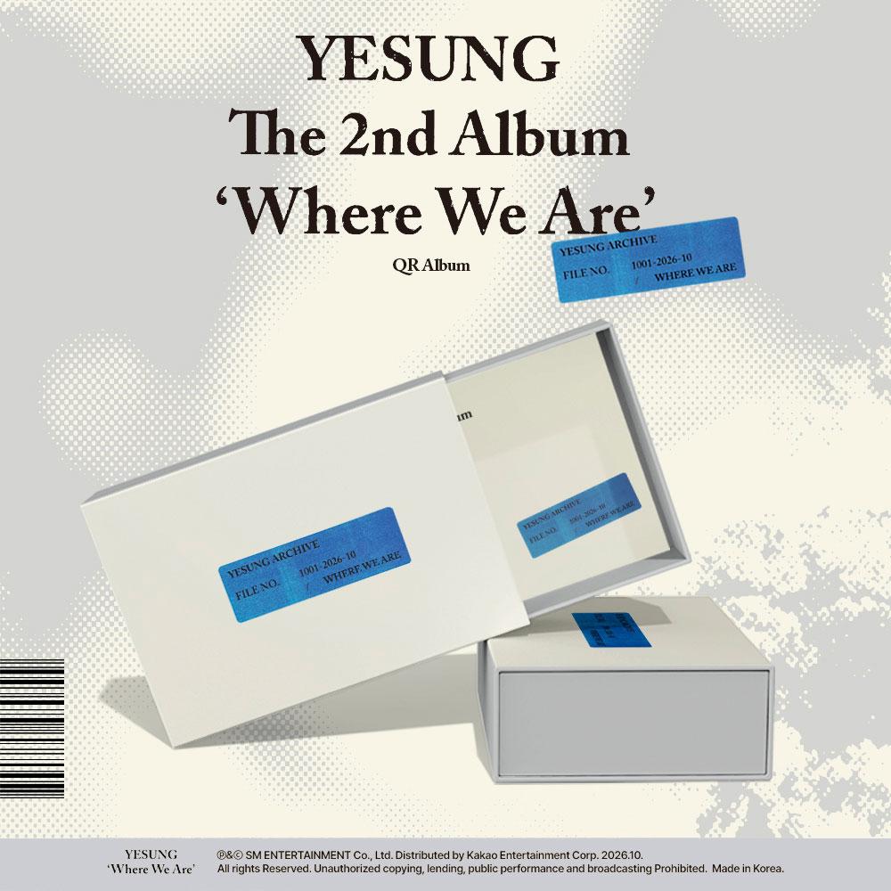 YESUNG (SUPER JUNIOR) [Where We Are] 2nd Full Album (QR ver.)