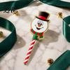 Snowflake Design Tap Wand Christmas Wand Contactless Payment Credit Card Holder with Candy Novelty Holiday Gadget Cane Handle 3D Printed Checkout