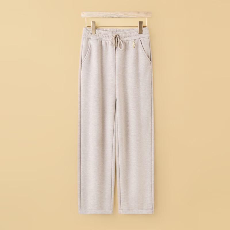 Langsha Women's Mid-Aged Casual Straight-Leg Pants