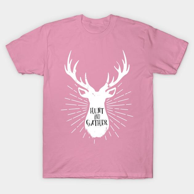 T Shirt Women Hunt And Gather V1 Harajuku Print Kawaii Tshirt Summer Short Sleeve Female T-Shirt Top Tee