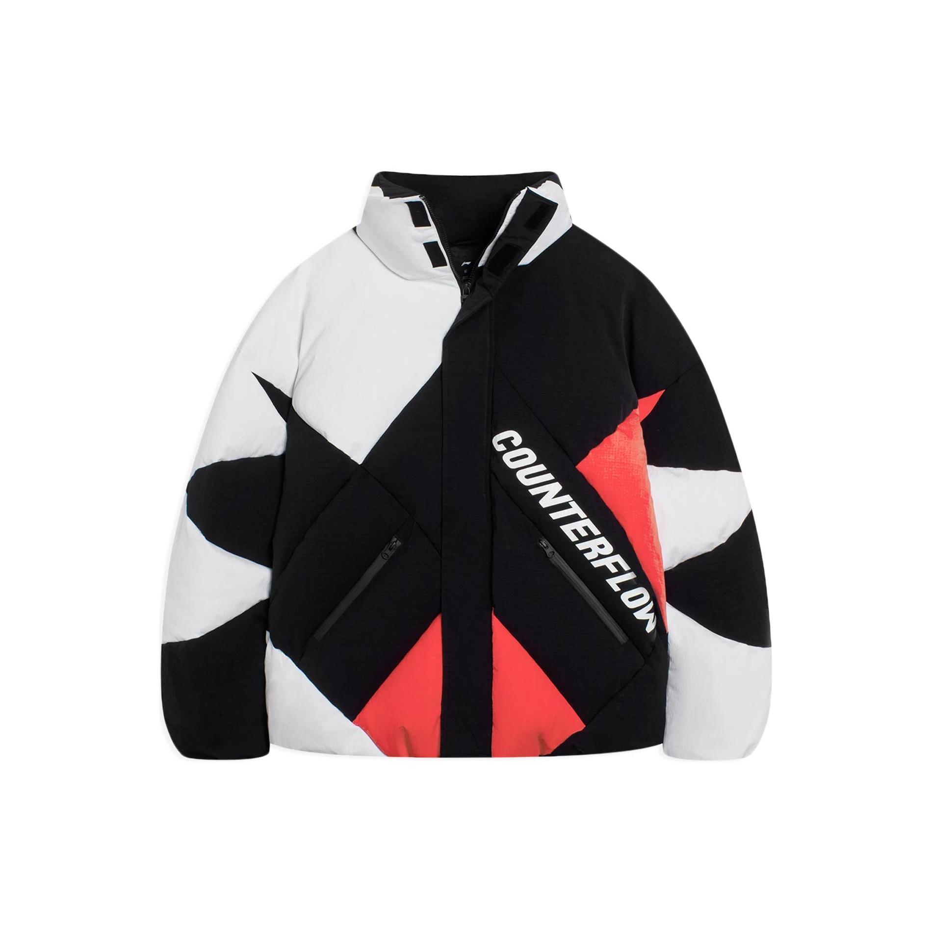 Li Ning CF Tracing Down Jackets Unisex Black Stand Collar Moderate AYMS423-1 L