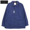 LeSansPareil Navy Cotton Moleskin Traditional Coverall Jacket 42 NavyUsed