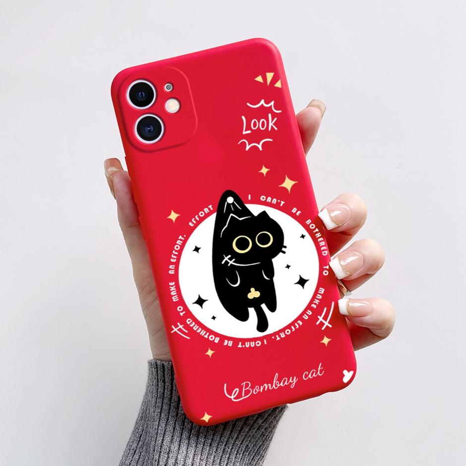 Cartoon Case For iPhone 12 Mini Mobilie Phone Soft Silicone Protective Covers For iPhone 12Mini Shockproof Fashion item Housings