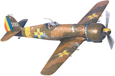 IBG Romanian Fighter Plane Over Stalingrad Plastic Model Kit PB72567 1/72 IAR.80B (Airplane)