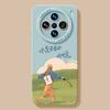 Summer Mobile Phone Case for Vivox300pro Free Girl X200/100ultra Silicone S20 Lanyard Case
