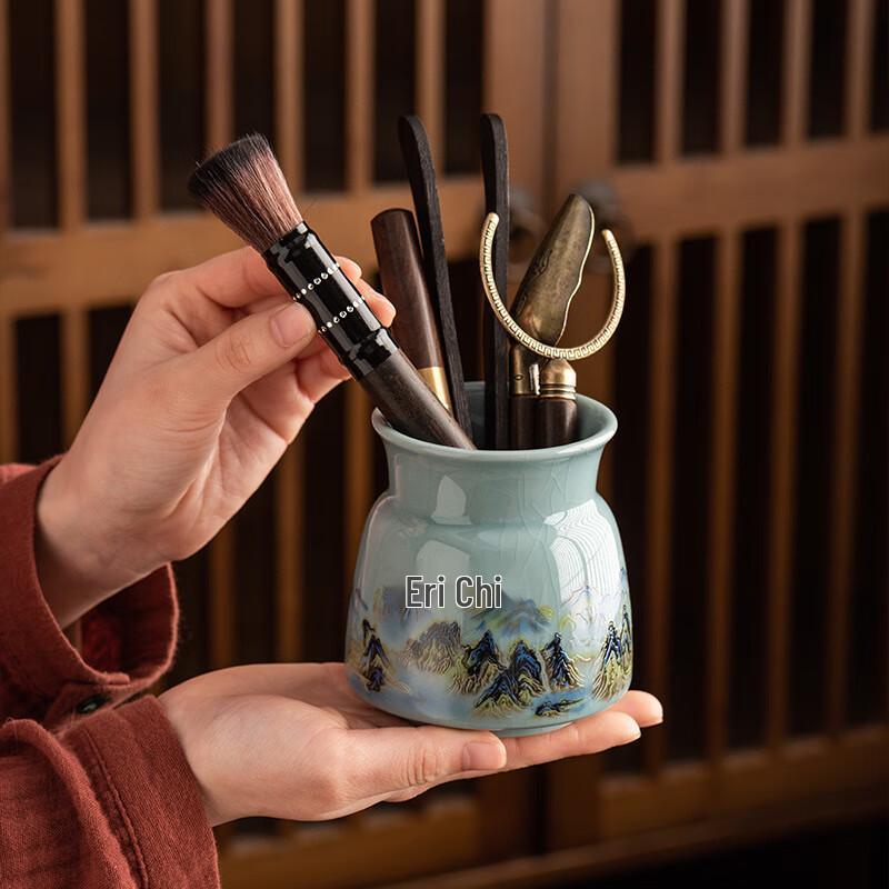 Changbaosen Ebony Tea Ceremony Six Gentlemen Tool Set