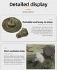 Men's Camouflage Bucket Hat Set: Multifunctional, Breathable, Sun-Protective Fishing Hat with Round Brim.