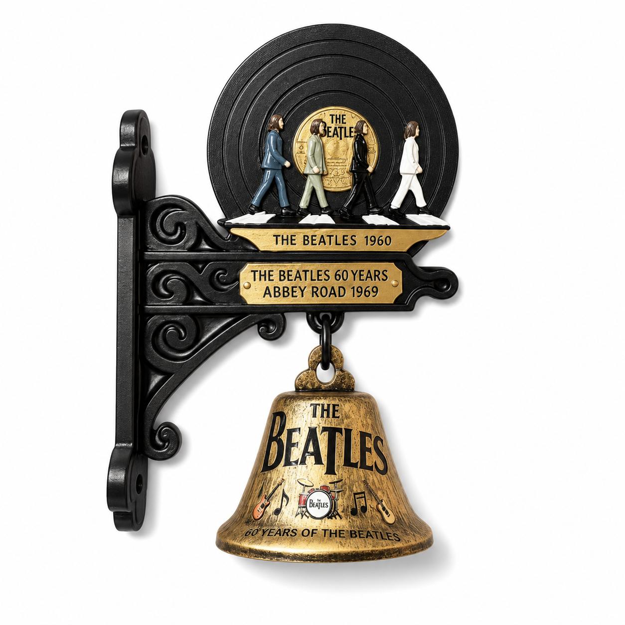 The Beatles Resin Wall Bell Vintage