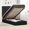 VidaXL Ottoman Bed Frame with Mattress Black 90x190 Cm Velvet, Bed Frame, Upholstered Bed Frame, Ottoman Bed Frame 3314290