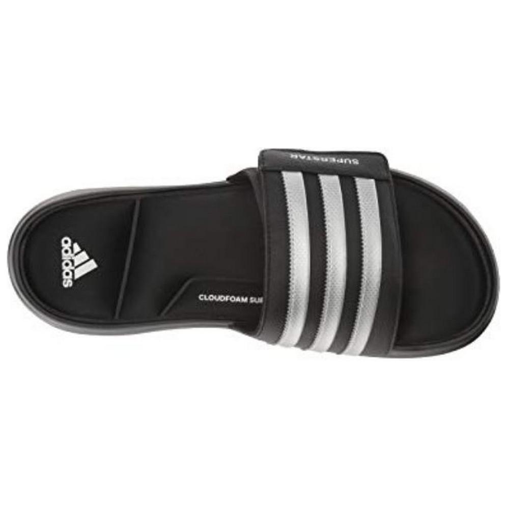 Adidas Superstar Slide Core Black Silver Pánské tenisky Metalická stříbrná B43623