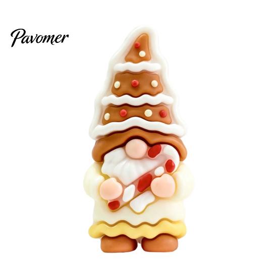 Mini Christmas Figurines 50Pcs Figurines, Santa Snowman Elf Gnome Ornaments, Gingerbread Man Deer Emotional Gift Bag Fillers for Holidays Support