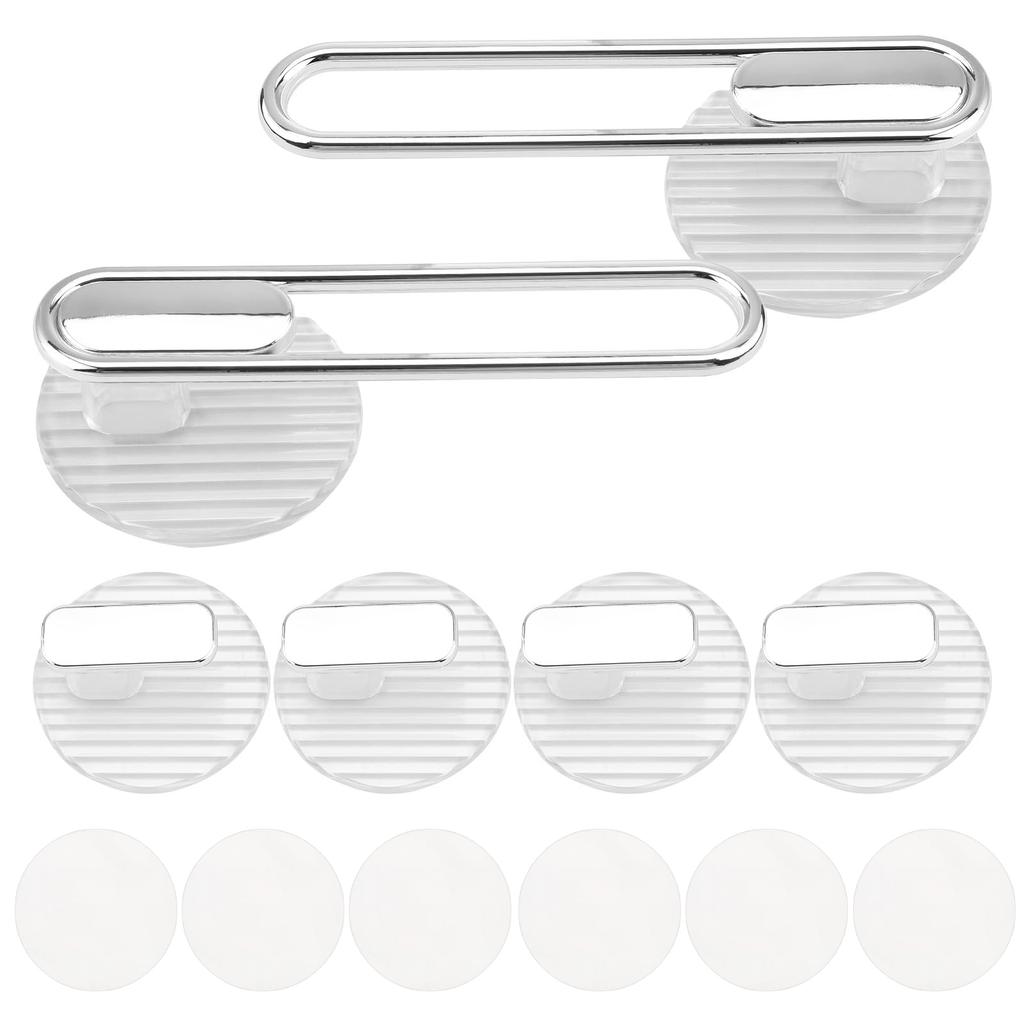 Pack of 6 Hair Scrunchies Organizer Non Drilling Elegant Headband Storage Stand Chain Jewelry Holder Acrylic Material