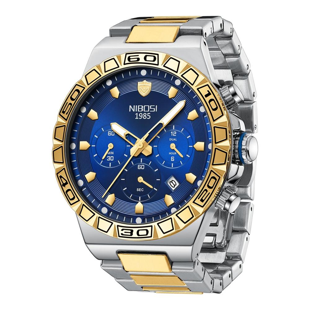 Business Men Watches Luxury Quartz Watches for Men Stainless Steel Waterproof Wristwatches Reloj Hombre