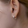 Lewe Edge Wave One Touch Earring (S/M)
