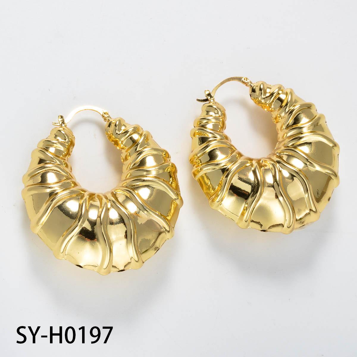 

Дубайские большие серьги-кольца из циркония на заказ для женщин Дубай 18-каратное золото покрытие полые массивные эффектные текстурные аксессуары Свадебная вечеринка