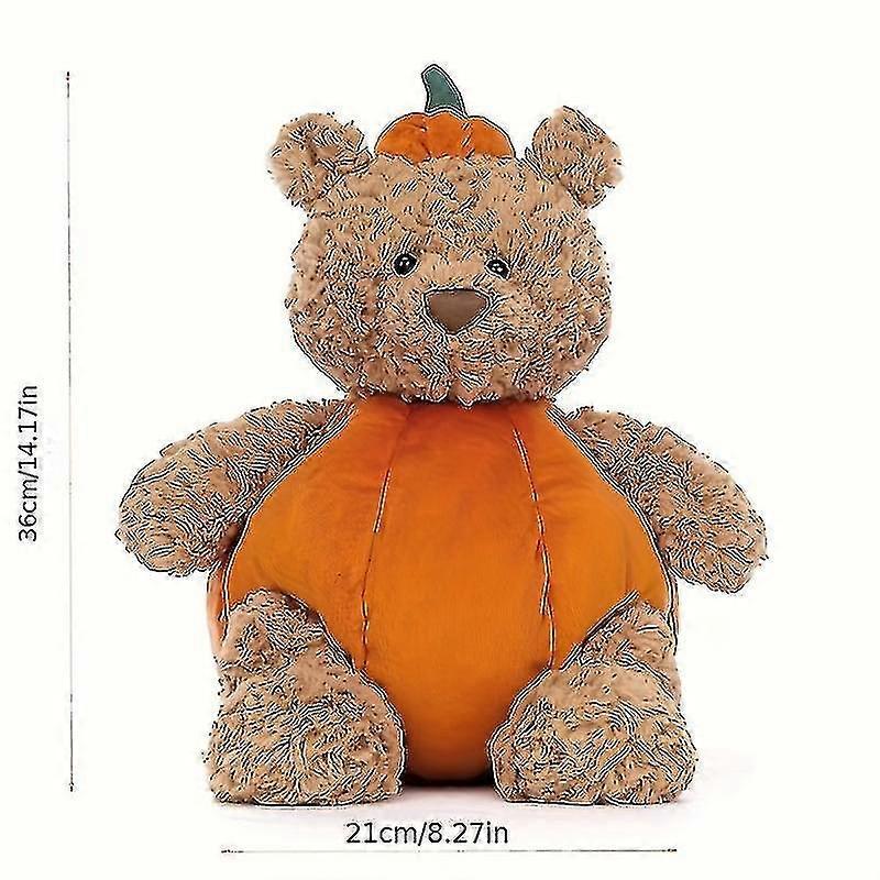 

Creative Cute Halloween Pumpkin Bear Plush Toy Doll Doll teenager