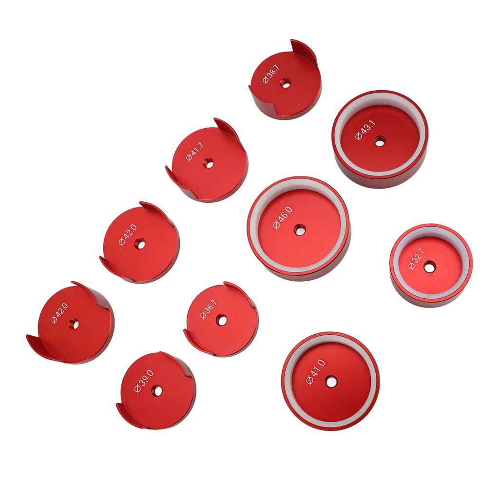 10pcs Watch Capping Machine Dies Professional Repair Tools Rust Proof Metal Back Cover Press Tool Dies for Watchmaker