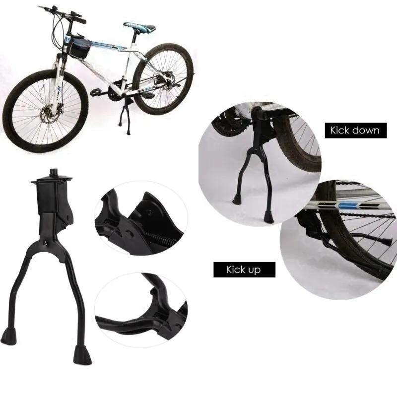 Stainless Steel Foldable Bike Kickstand Double Leg Kickstand Intermediate Stand for Mountain Bikes for Road Bikes