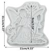 Angel Silicone Molds Flower Fairy Lotus Fairy Fondant Mold Cake Decorating Tools Cupcake Topper Candy Chocolate Gumpaste Mold
