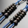 Shingon Buddhist Prayer Beads for Shakuni Striped Ebony Bon Tenbo Prayer Kyoto Prayer 108 Two Memorial Memorial Koyasan My Prayer Beads Bag Special