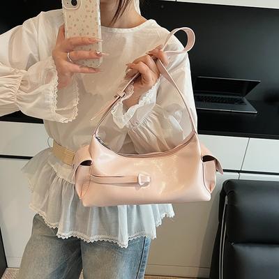 Nischen-Design Achseltasche Damen Neue Mode Retro Spice Girl Einfach Lokomotive Umhängetasche