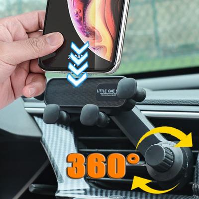 Gravity Car Phone Holder Air Vent Extension Rod Smartphone Stand GPS Navigation Support Mount Air Outlet Cell Phone Bracket