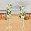 2-Pack Arched Wedding Stands,Steel Tube Floor Standing Arch(11lbs Capacity),Easy Assembly Brackets For Party & Holiday DIY Decor