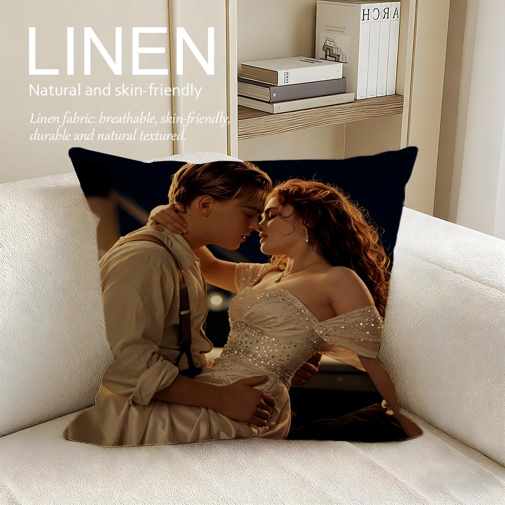 Drama Titanic Cushion Cover Pillowcase Set Pcs X X Breathable Washable Sofa Cushion Cover