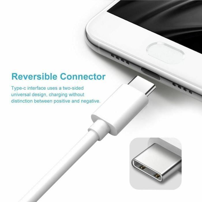 USB Type-C Cable - E.F.CONNECTION - 1 Meter - Compatible with Xiaomi 15 13 12, 12 Pro, 11T Pro - Charging and Synchronization