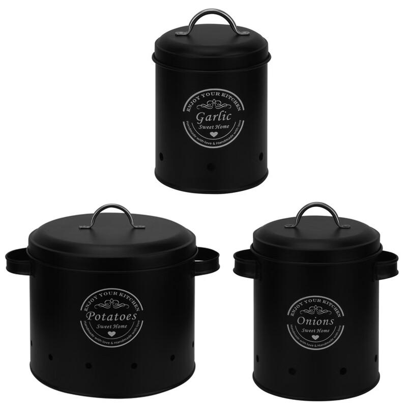 Iron Art Vegetable Storage Bins