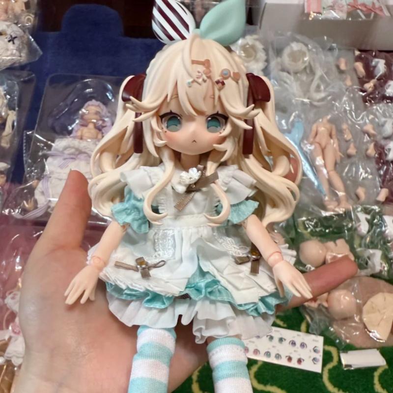 Genuine Wanmeng Sugary Girls Dessert Party Mjd Blind Box Mystery Box Cute Cool Dolls Desktop Ornament Toy Figurine For Girl Gift