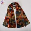 Ladies Pink Scarves Wraps New Lily Large Square Women Silk Scarf Cape 160*70Cm High Top Autumn Winter Female Silk Neck Scarf