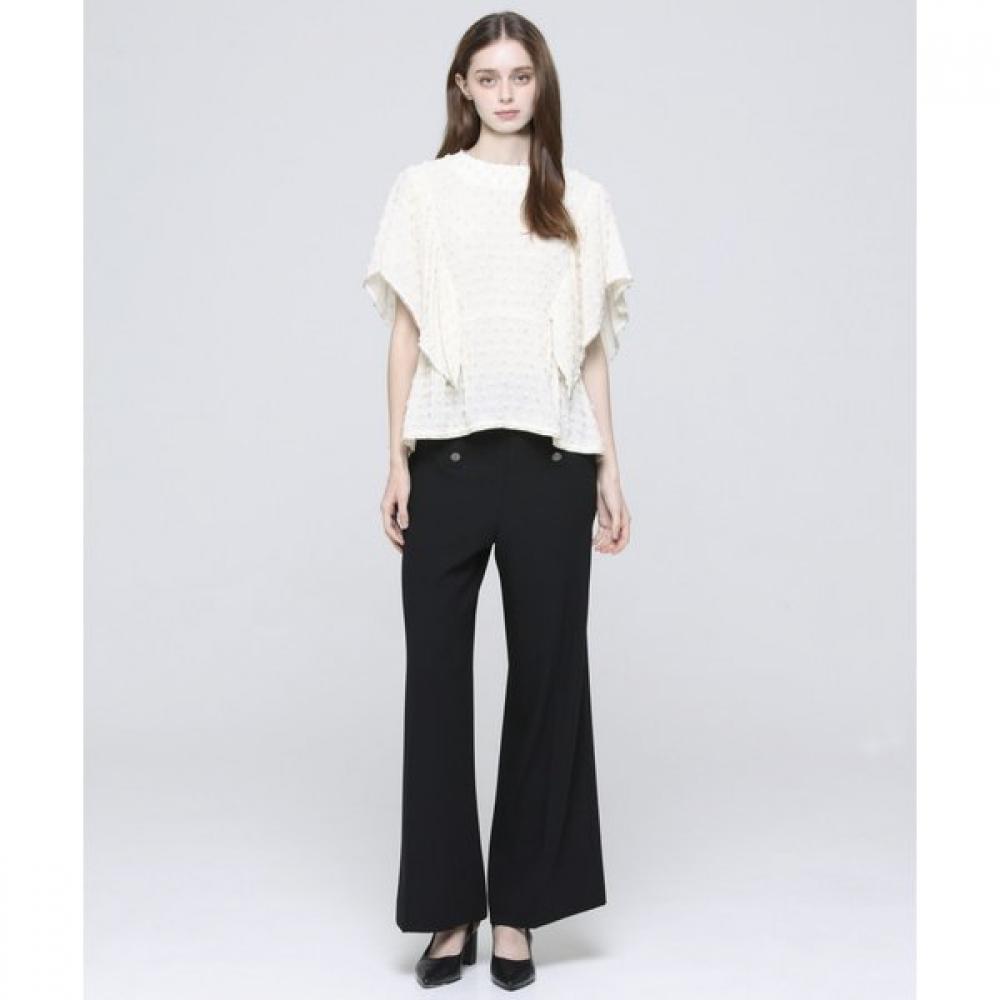 Son Jung Wan Women Dot Beads Frill Blouse Zbl6262320