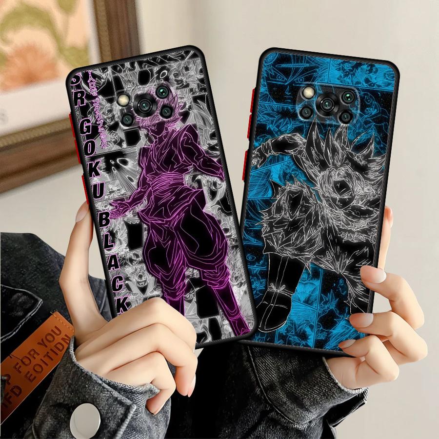 Dragon Ball Goku Comic Back Phone Cover Case for Xiaomi Poco X3 X4 X5 Pro M5s C40 F3 C50 C51 X3 NFC