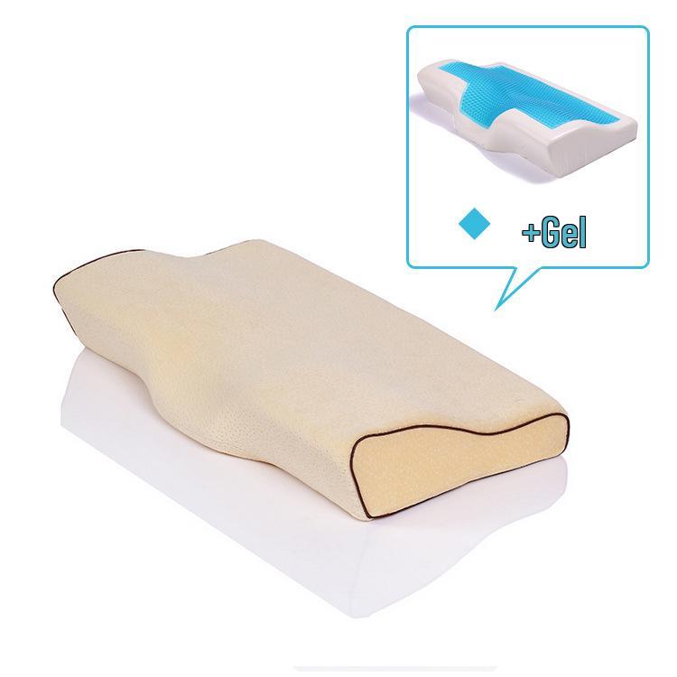 Gel Memory Foam Butterfly Pillow - Slow Rebound, Cool Touch Summer Sleeping Cushion
