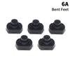 5Pcs Kan-9 Flat Feet/Bent Feet Self Locking Holding Micro Power Button Switch 6A 16A 250Vac For Flashlights Desk Lamps