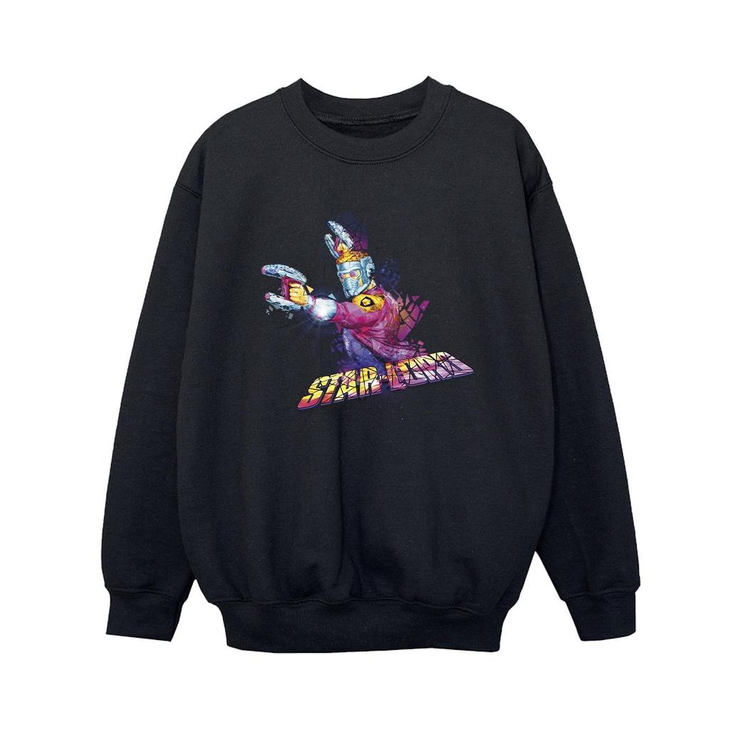 Marvel Jungen Guardians of the Galaxy Abstraktes Star Lord Sweatshirt