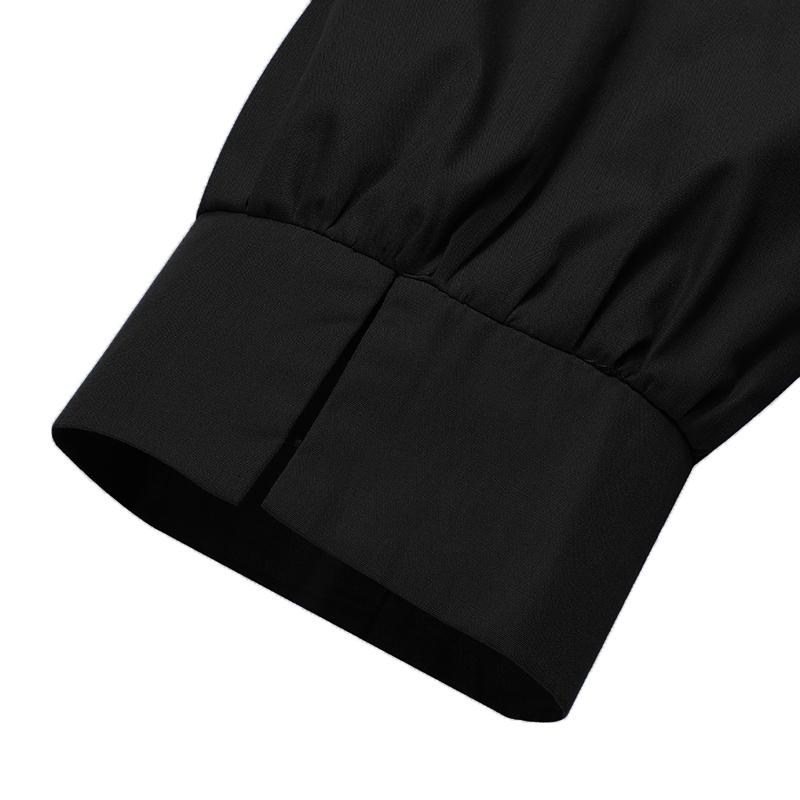 VONDA Summer Women's Ruffled Long Dress Puff Short Sleeve Button Down Solid Color Casual Loose Maxi Dresses Plus Size