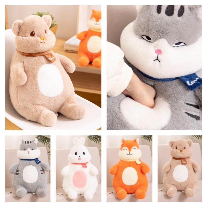 Cute Forest Friends Plush Toy Vivian Bear Leo Fox O Bubble Rabbit And Winky Cat 40cm Height