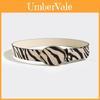 Zebra And Leopard Print Waist Belt With 3d Buckle For Casual Women