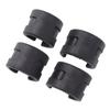4Pcs Bike Chainstay Protector Bicycle Frame Protector Guard Pad Collision Rubber Protection Ring