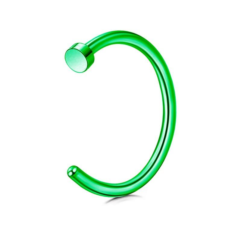 Stainless Steel C-Shaped Fake Lip Ring Non-Piercing Nose Ear Clip Body Piercing Jewelry