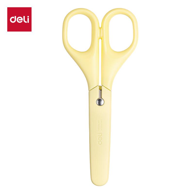 Deli Kids' Safety Scissors with Round Tip - Ideal for Crafts & Paper Cutting, Model 6023 - Perfect Children's Day Gift