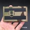 3D Multicam Nationalflaggen Aufnäher Ir Reflektierende Aufnäher Auf Kleidung Taktische Abzeichen Klettverschluss Lasergeschnittene Zubehörteile Diy Zubehör