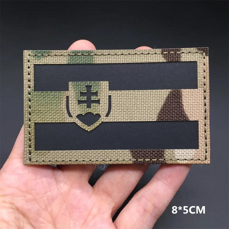 3D Multicam Nationalflaggen Aufnäher Ir Reflektierende Aufnäher Auf Kleidung Taktische Abzeichen Klettverschluss Lasergeschnittene Zubehörteile Diy Zubehör