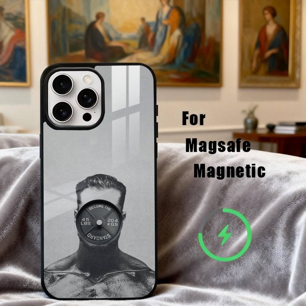 Gym F-Fitness B-Bodybuilding Phone Case For iPhone 17,16,15,14,13,12,Plus,Pro,Max for Magsafe Magnetic Wireless Charging