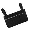 Wheelchair Pouch Bag Waterproof Polyester Multi Design Wheelchair Side for Outdoor Mobile Chair