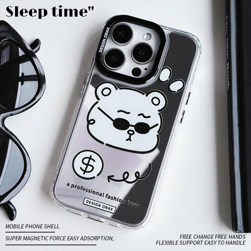 Zhitai 3-in-1 Mirror Protective Case for iPhone 14 Pro Max, 15 Pro, and 13/12