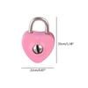 Mini Heart Shaped Lock with for Key Wedding Keyed Padlocks Cute for Wish Lock Personalized Love Padlock for Anniversary