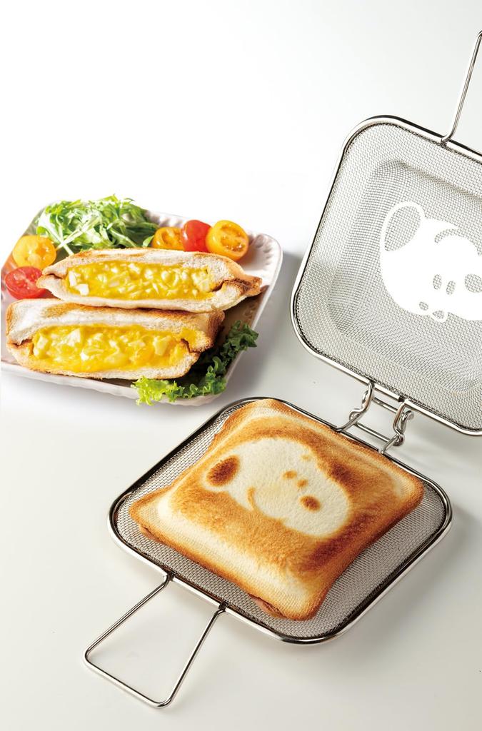 Skater Mesh Hot Sandwich Maker, Stand Type, for Toaster Ovens, Snoopy Design (KMHS1)